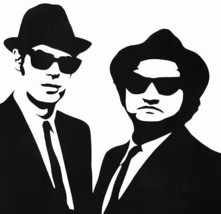 Jake And Elwood #2 Sticker Vinyl Decal Blues Brothers - £5.60 GBP