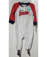 Child Of Mine Baby Boy&#39;s &#39;Daddy&#39;s Rookie&#39; All Stars Footed Pajamas Multi... - $15.24 CAD