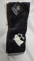 New HYDE and EEK 2 Pack Halloween Themed Ghost/Stripe Hand Towels 15inx25in - £9.40 GBP