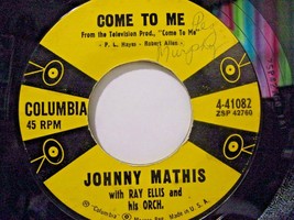 Johnny Mathis-Come To Me / When I Am With You-45rpm-1957-VG+ - £3.96 GBP