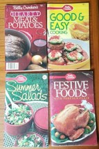 Betty Crocker Recipe Booklets #12, 14, 17, 19 1985-1986 Festive Foods Sa... - £10.04 GBP