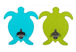 Sea Turtle Bottle Opener - Large Indoor Outdoor Poly &amp; Stainless Steel - £44.63 GBP