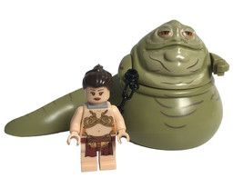 Star Wars Return of the Jedi The Slave Leia &amp; Jabba 2 Custom Minifigures... - $6.68