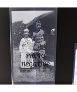 Vintage Photo Negative WWI Soldier Patriotic Couple 1920s American 48 St... - $44.77 CAD