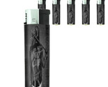 Bad Girl Pin Up D1 Lighters Set of 5 Electronic Refillable Butane  - £12.41 GBP