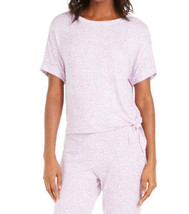 Alfani Womens Side Tie Pajama T Shirt, Modern Animal, X-Small - $25.73