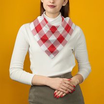 Red White Gingham All Over Print Scarf - $18.00+