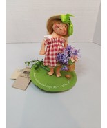Annalee Toy Doll Society LITTLE MAE FLOWERS Logo Kid 1996/97 tags 7 inch - £13.22 GBP
