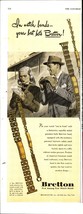 Sexy blond 1946 Bretton 12 and 14 kt gold filled watch bands vintage ad e8 - £21.65 GBP