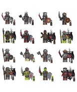 16pcs Isengard Army Uruk-Hai Warriors The Lord of the Rings Minifigures Set - £23.97 GBP