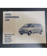 1992 Ford Aerostar Van Electrical and Vacuum Trouble Shooting Service Ma... - $328.24 MXN