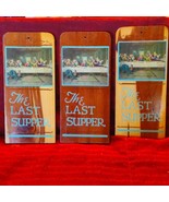 3 Mid-Century handmade wooden last supper plaques~VERY BEAUTIFUL! - €27,01 EUR