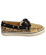 Sperry Top-Sider Biscayne Flats Shoes Womens 7.5M Leopard Boat Deck Moc ... - $546.69 MXN