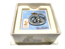 Sterling Silver Winnie The Pooh Pin Disney Original Box 1 1/4“ Long Hall... - £17.15 GBP