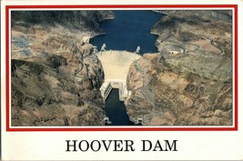 Hoover Dam 1987 Un-Posted 4&quot; x 6&quot; Las Vegas NV Postcard - £7.46 GBP