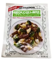 Kikkoman Broccoli Beef Seasoning 1 Oz - £11.86 GBP