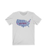 USA holes NYC CA tshirt, Unisex Jersey Short Sleeve Tee - £15.04 GBP