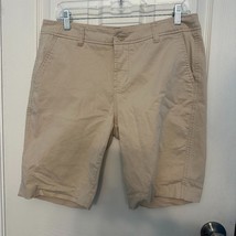 Liverpool Los Angeles Khaki Shorts | Size 10 / 30 | Stretch Tan Bermuda - £18.91 GBP
