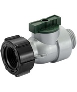 GroundWork GC-632 Metal Hose Connector with Shutoff  3/4 Inch Aluminum - $25.86 CAD