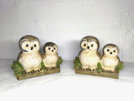 Mom and Baby Owls Figurines/Ceramic (Brinns) - Adorable set of two! Fast... - £18.92 GBP