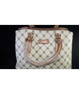 Women&#39;s Cream Faux Leather Purse &amp; Shoulder Adjustable Versatile Handbag... - £30.14 GBP