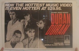 Duran Duran Poster Trade Ad Grammy Award Winner Music Video - $89.99