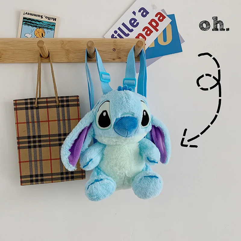   Blue Stitch Plush Backpack Cute Stitch Backpa Stuffed Plush Dolls for ... - £84.45 GBP