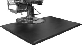 1 Inch Thick Barber Cutting Chair Salon Floor Mats For Beauty Hair Stylist - £99.86 GBP