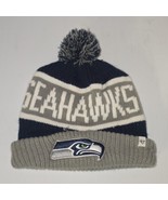 Seattle Seahawks 47 Brand Knit Beanie Hat Pom-pom Hat Cap One Size - €11,32 EUR