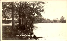 Vintage Real Photo POSTCARD- Long Lake, Cedar Springs, Wisconsin BK50 - £3.58 GBP
