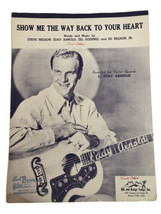 Show Me The Way Back To Your Heart 1949 Eddy Arnold Sheet Music - £4.74 GBP