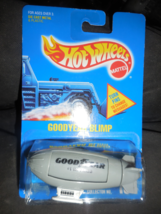 1991 Hot Wheels Silver &quot;Goodyear Blimp&quot; Mint Car On Sealed Card #197 - £2.37 GBP
