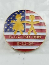 R.T.C. Toy Run 9-11-04 American Flag Pin - £4.79 GBP