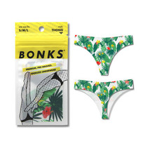 Bonks Tropic Like It&#39;s Hot Seamless Thong O/S - £16.38 GBP