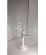 18 in 24 LED Tabletop Lighted Birch Tree Battery Operated, Works With Ba... - £9.52 GBP