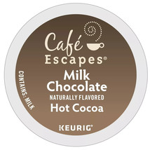 96/PACK - Café Escapes Milk Chocolate Hot Cocoa K-Cup Pods BULK PACKAGING - $25.99