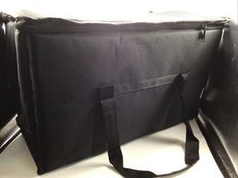 Insulated Bag Food Delivery Catering Tote Black Uber Eats 6 Pc Lot  22x1... - $142.09
