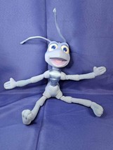 17&quot; Vintage Mattel Disney Flik A Bugs Life Blue Stuffed Animal Plush Toy Doll - £21.66 GBP