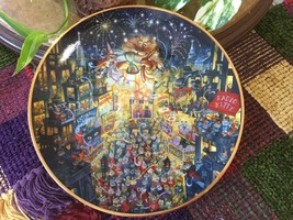 Bill Bell ‘Purring In The Mew Year’ Collectible Plate Franklin Mint Heirloom #'d - $11.59