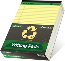 Legal Pads / Writing Pads / Recycled Paper, 8&quot; X 11&quot; Wide Ruled, 5668. - £26.04 GBP