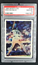 1986 SportFlics #167 Mike Scioscia Los Angeles Dodgers PSA 10 Gem Mint POP 2 - £40.09 GBP