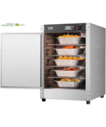 5-Tier Concession Warmer with Water Tray, 5 Pans, Single-Door and Adjust... - $577.68
