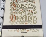 Giant Feature Matchbook  Seasons Greetings  gmg  Unstruck Business Reply... - $24.75