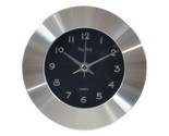Bey Berk Silver Plated Design Desk Clock Alarm Clock - $48.95