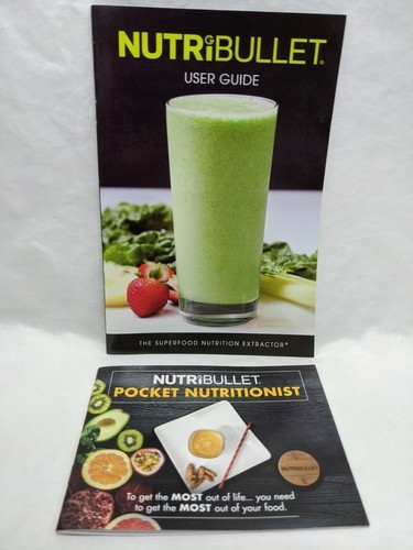 Nutribullet User Guide And Pocket Nutritionist - $12.38
