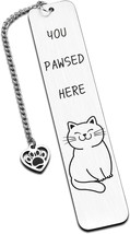 Cat Bookmark Gifts for Women Men Funny Bookmark for Reading Women Cute Book Love - $21.20