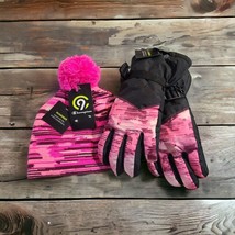 Girls champion one size beanie and 8/16 ski gloves - $27.37 CAD