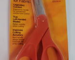 Fiskars Lefty Left-Handed Scissors for Fabric Orange Ergonamic Handle 8i... - $21.73