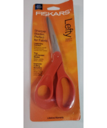 Fiskars Lefty Left-Handed Scissors for Fabric Orange Ergonamic Handle 8i... - £17.09 GBP