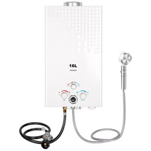 Tankless Water Heater,16L Outdoor Portable Gas Hot Water Heater,Instant ... - £93.38 GBP